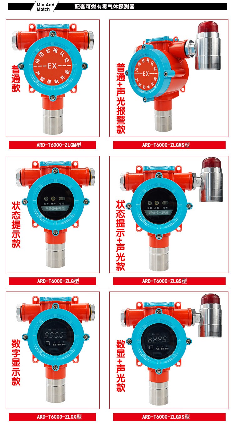 溴素氣體報警器六款探測器